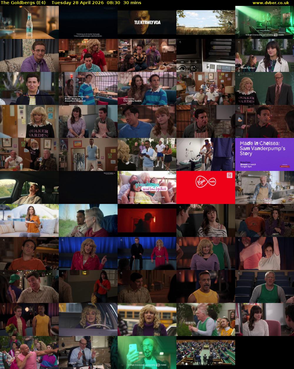 The Goldbergs (E4) Tuesday 28 April 2026 08:30 - 09:00