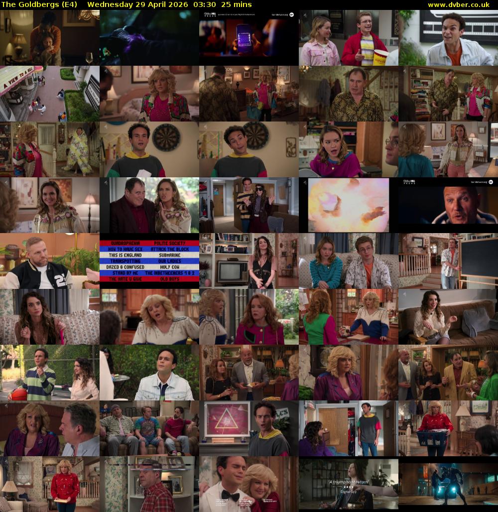 The Goldbergs (E4) Wednesday 29 April 2026 03:30 - 03:55