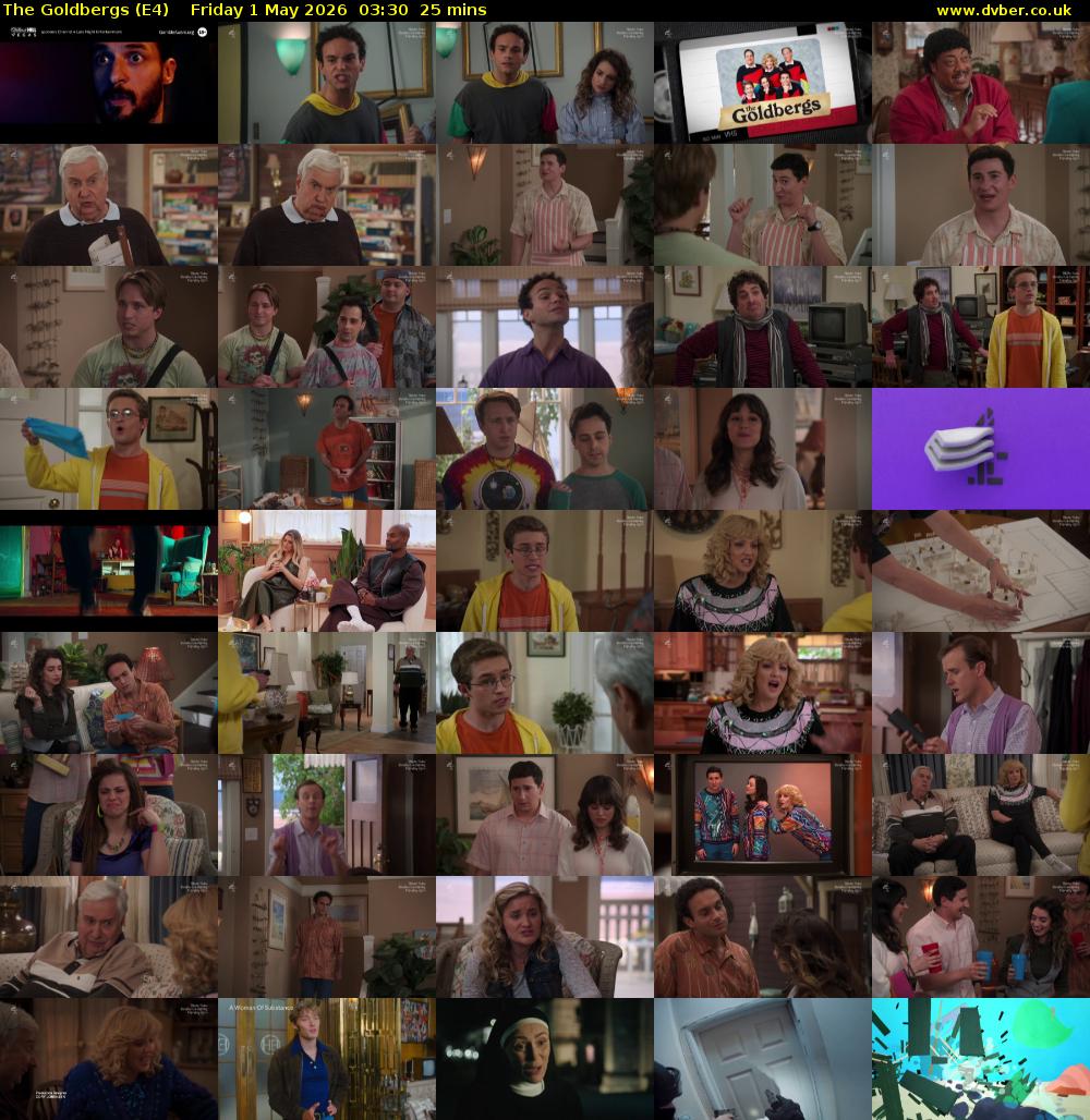 The Goldbergs (E4) Friday 1 May 2026 03:30 - 03:55