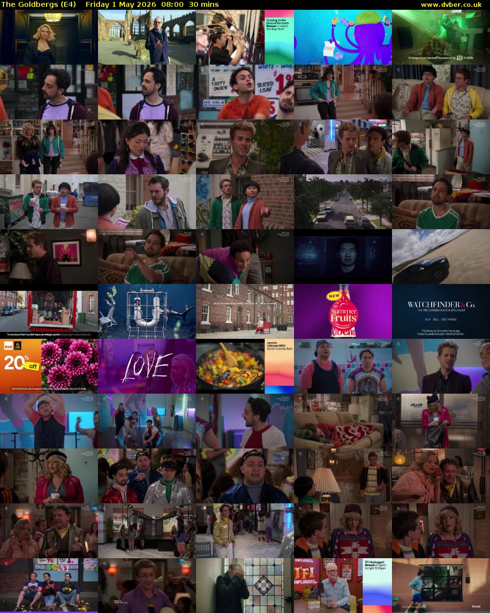 The Goldbergs (E4) Friday 1 May 2026 08:00 - 08:30