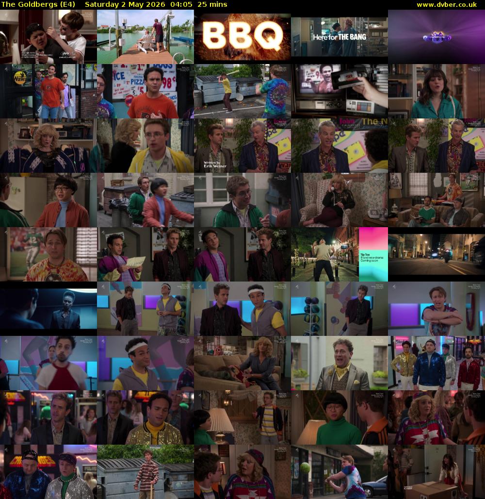 The Goldbergs (E4) Saturday 2 May 2026 04:05 - 04:30