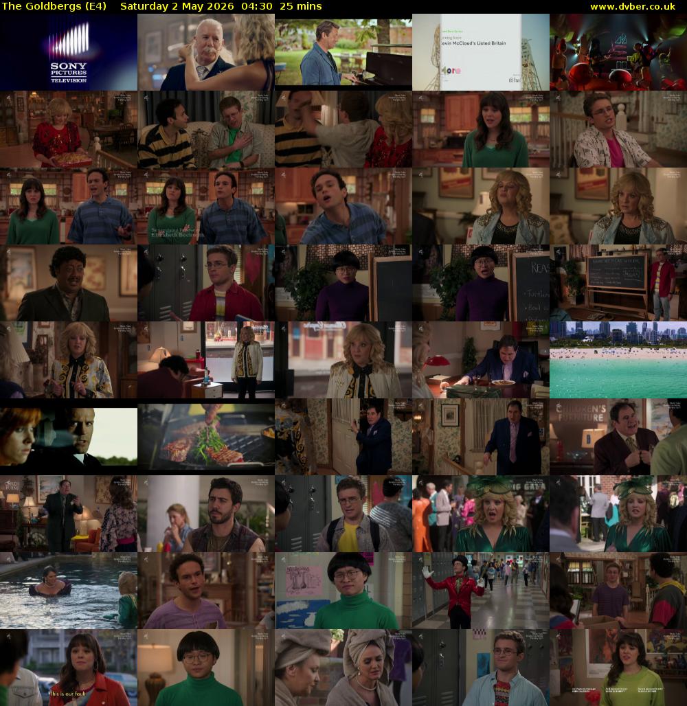 The Goldbergs (E4) Saturday 2 May 2026 04:30 - 04:55