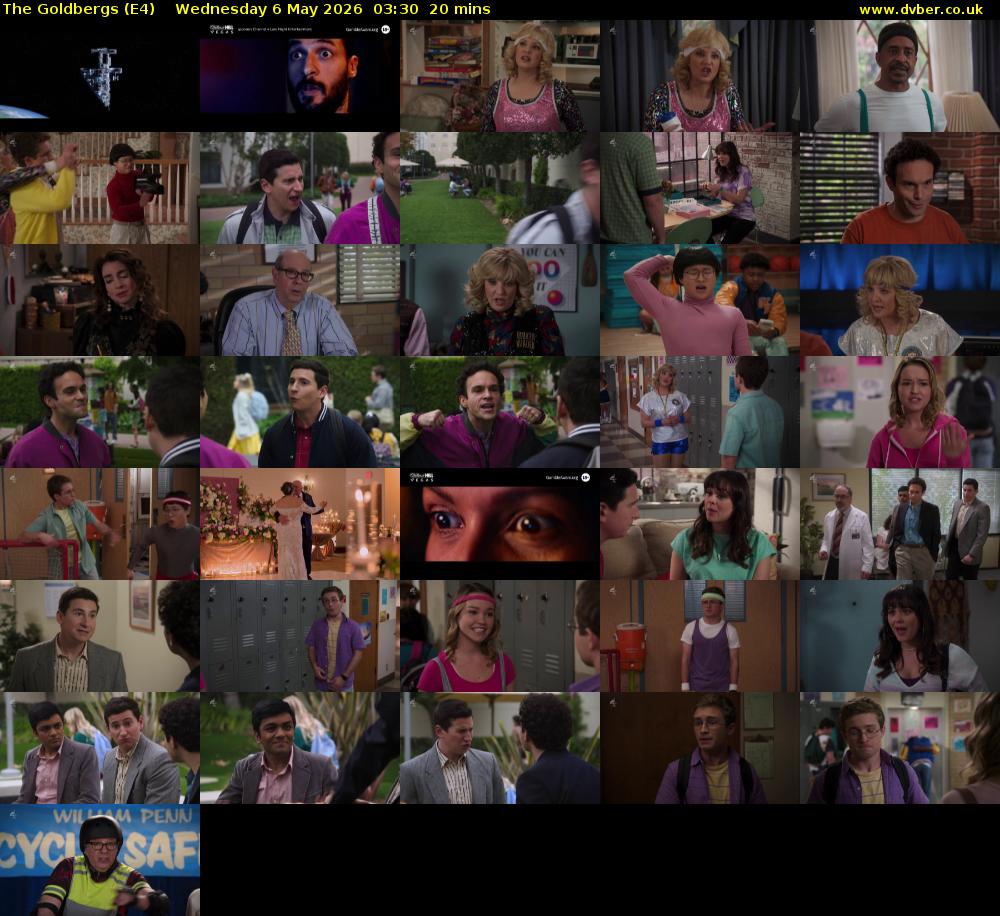 The Goldbergs (E4) Wednesday 6 May 2026 03:30 - 03:50