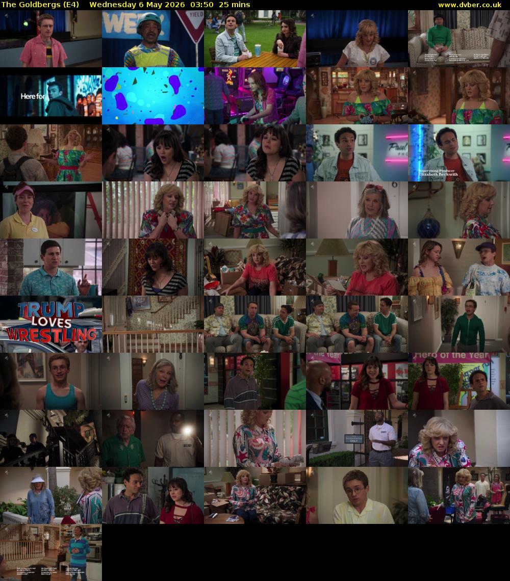 The Goldbergs (E4) Wednesday 6 May 2026 03:50 - 04:15