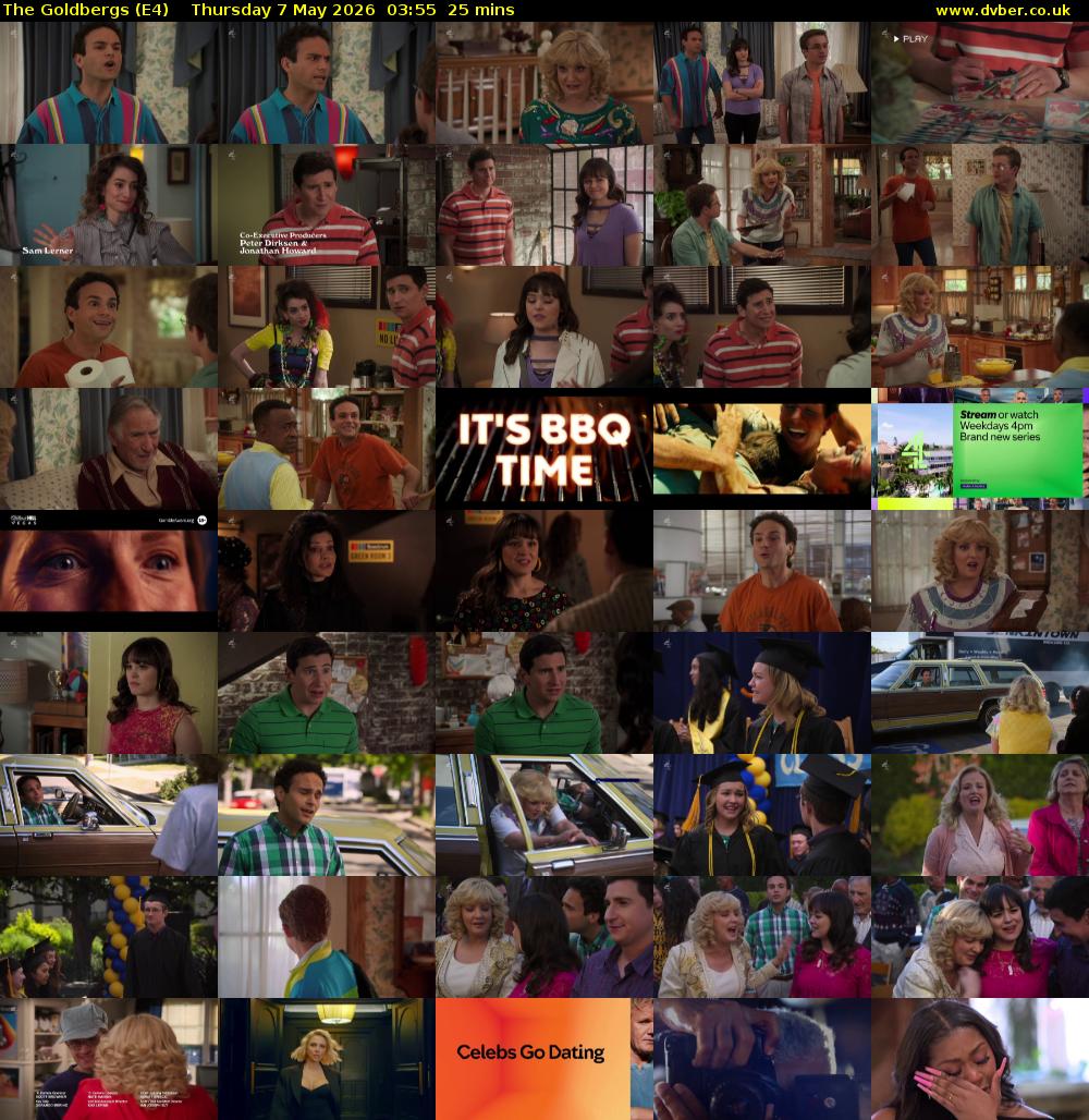 The Goldbergs (E4) Thursday 7 May 2026 03:55 - 04:20