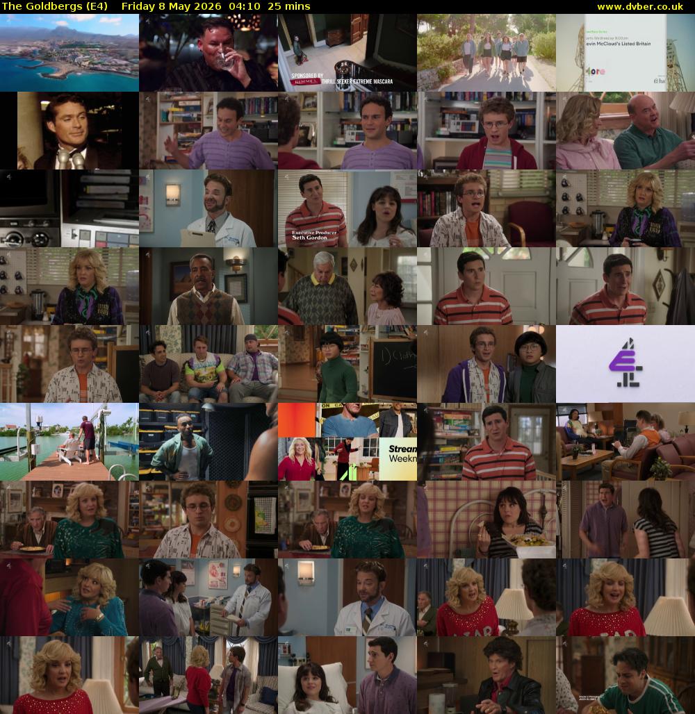 The Goldbergs (E4) Friday 8 May 2026 04:10 - 04:35