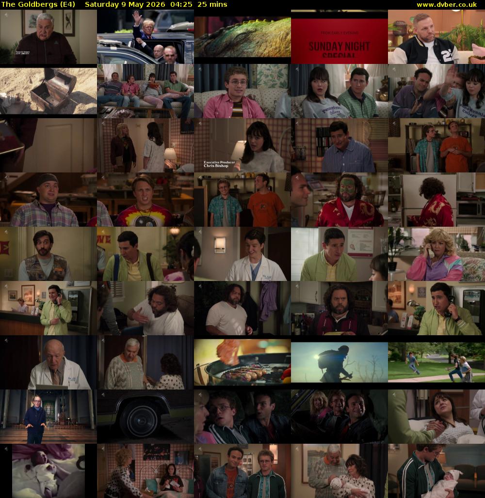 The Goldbergs (E4) Saturday 9 May 2026 04:25 - 04:50