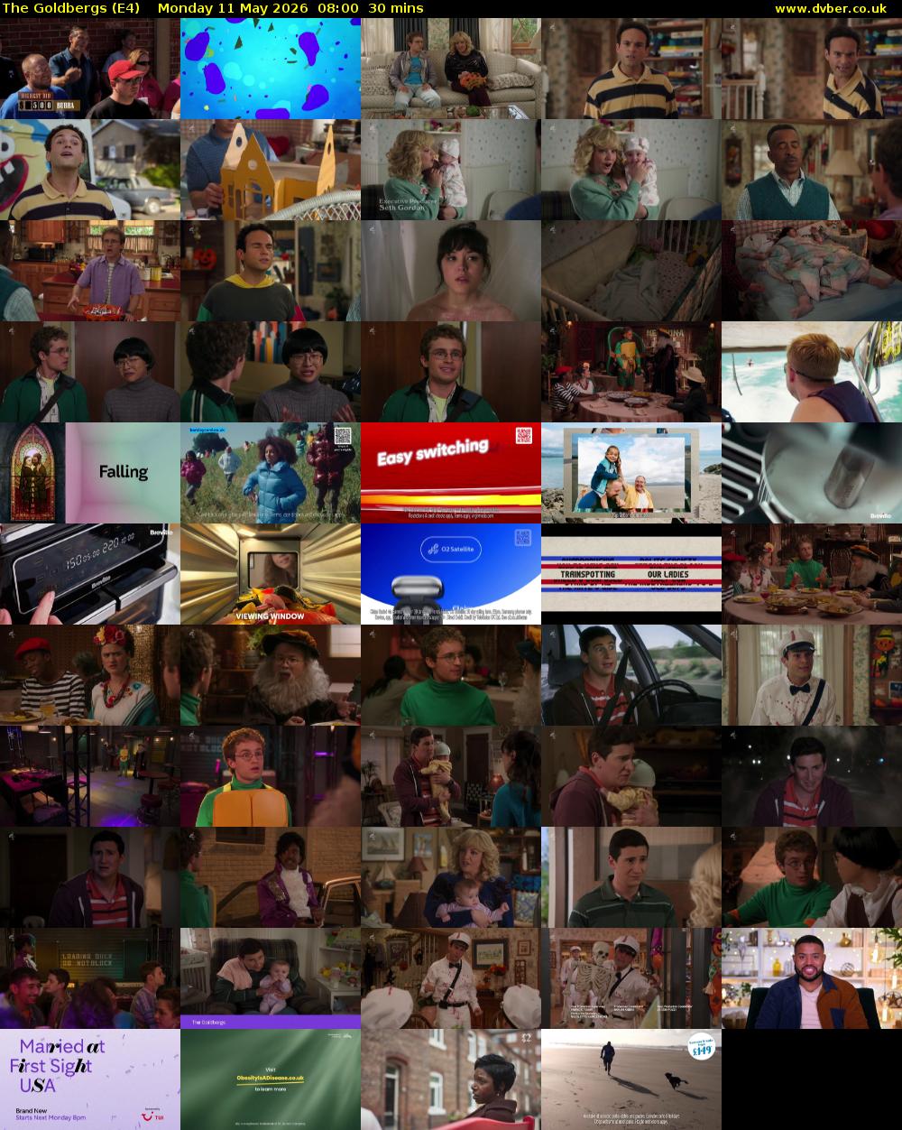 The Goldbergs (E4) Monday 11 May 2026 08:00 - 08:30