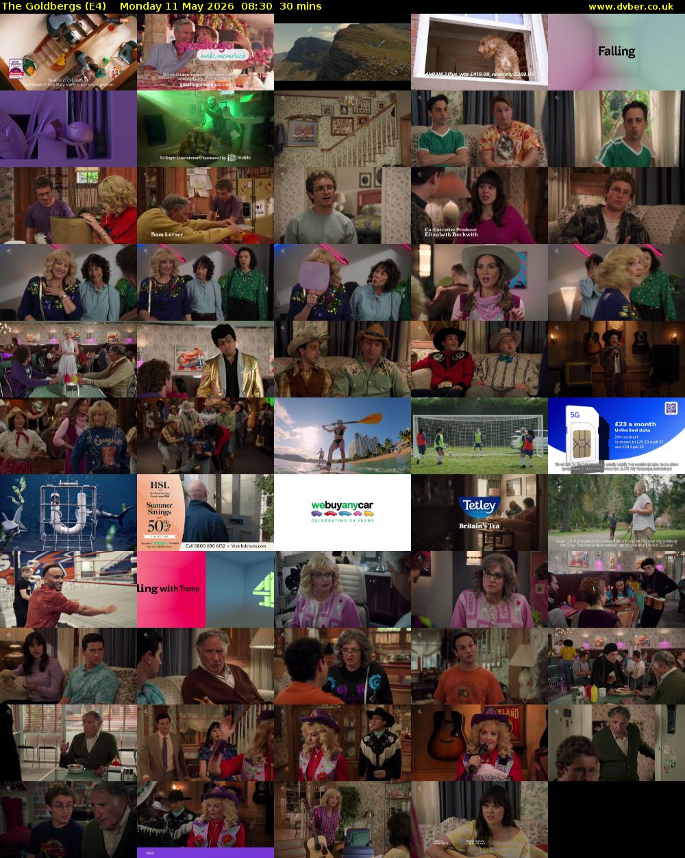 The Goldbergs (E4) Monday 11 May 2026 08:30 - 09:00