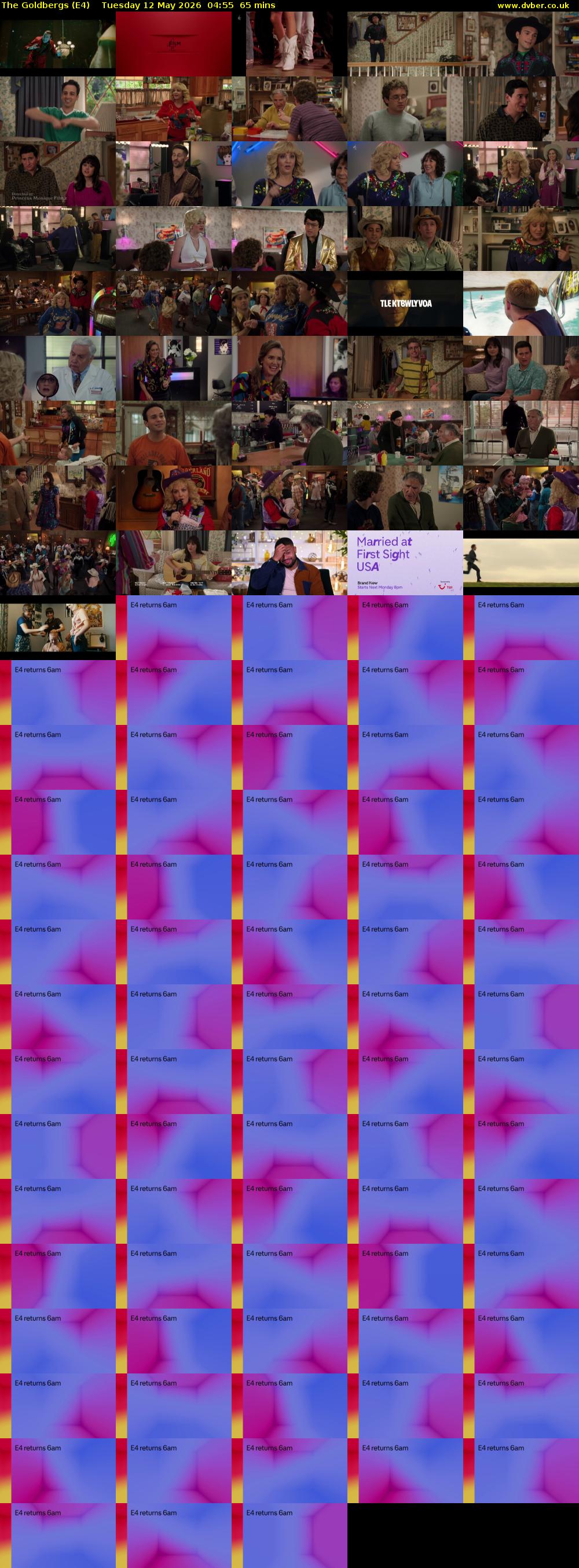 The Goldbergs (E4) Tuesday 12 May 2026 04:55 - 06:00