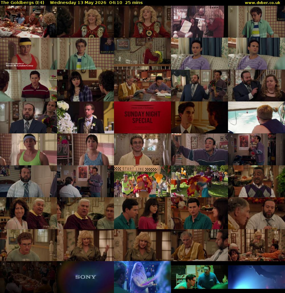 The Goldbergs (E4) Wednesday 13 May 2026 04:10 - 04:35