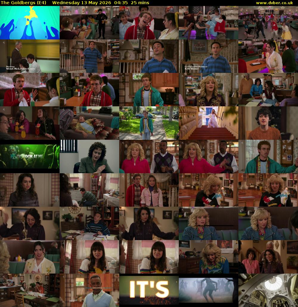 The Goldbergs (E4) Wednesday 13 May 2026 04:35 - 05:00