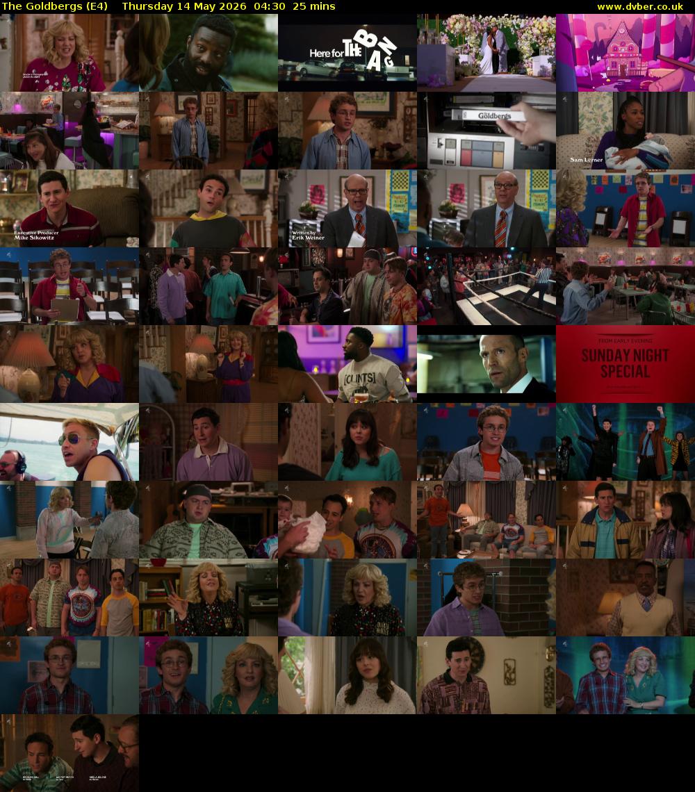 The Goldbergs (E4) Thursday 14 May 2026 04:30 - 04:55