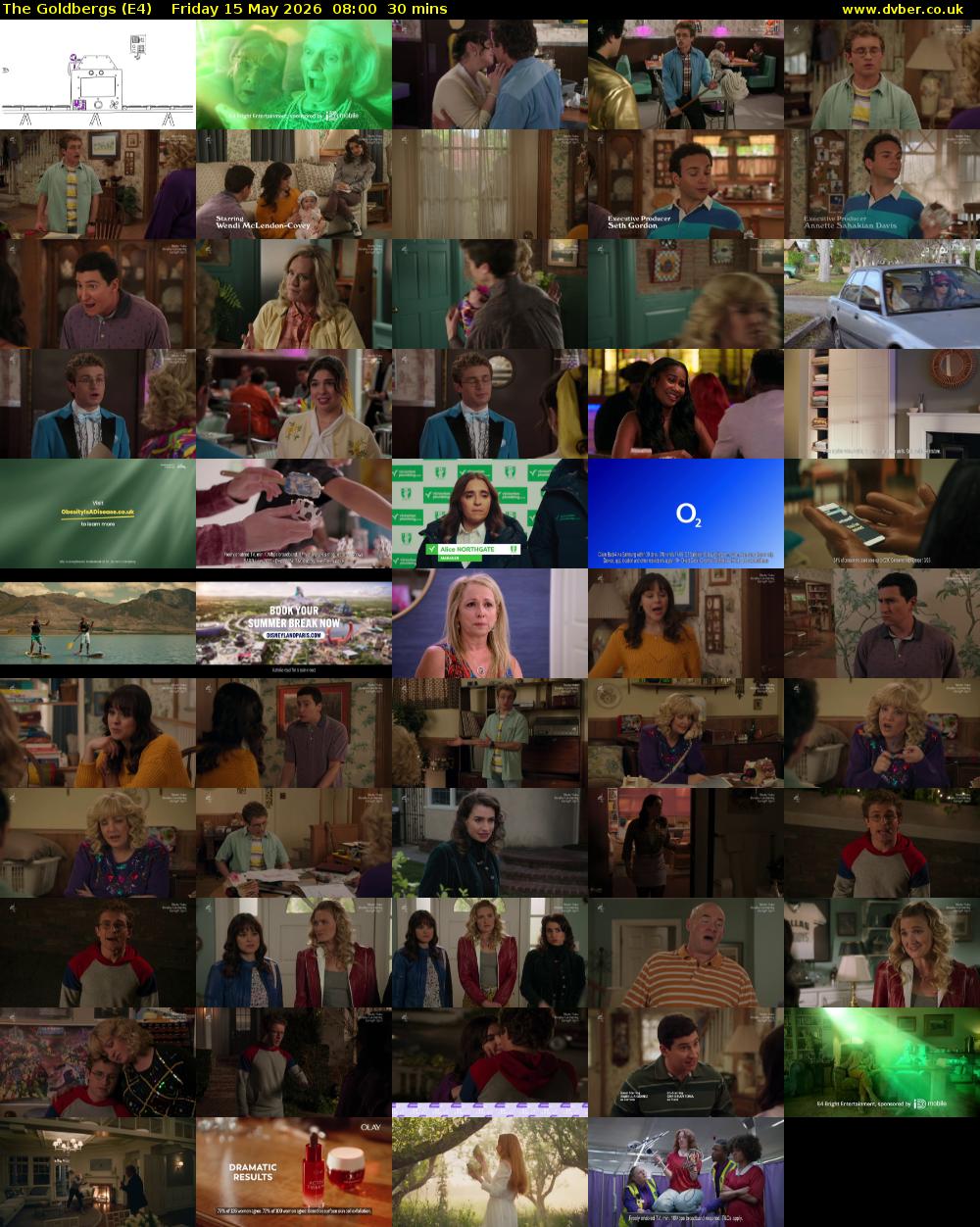 The Goldbergs (E4) Friday 15 May 2026 08:00 - 08:30