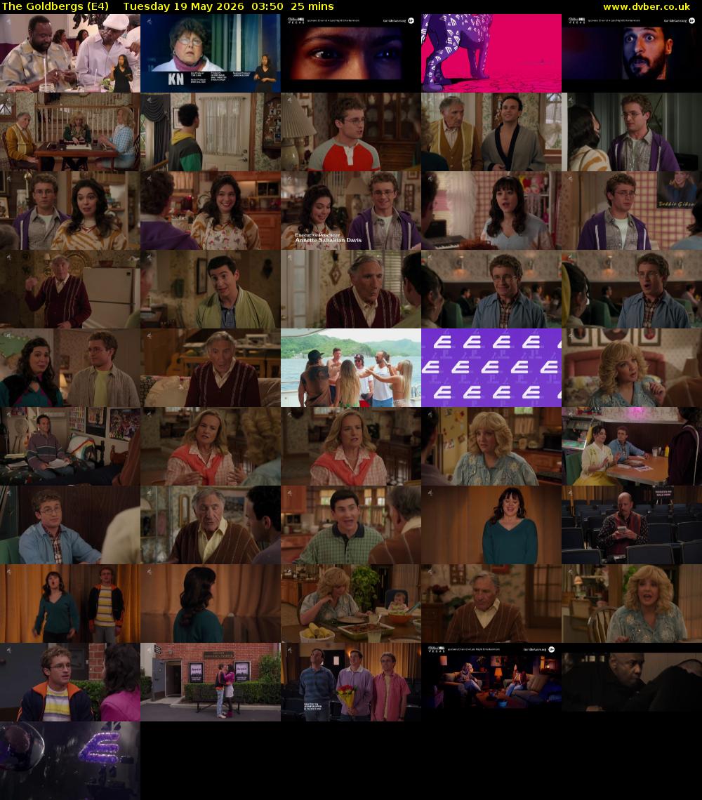 The Goldbergs (E4) Tuesday 19 May 2026 03:50 - 04:15