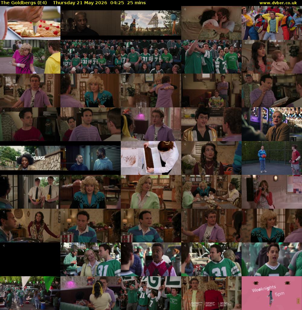 The Goldbergs (E4) Thursday 21 May 2026 04:25 - 04:50