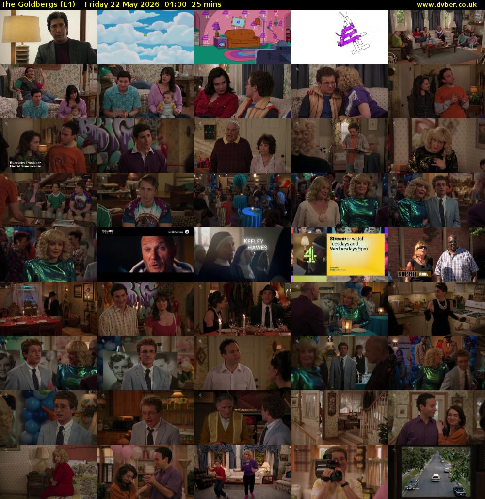 The Goldbergs (E4) Friday 22 May 2026 04:00 - 04:25