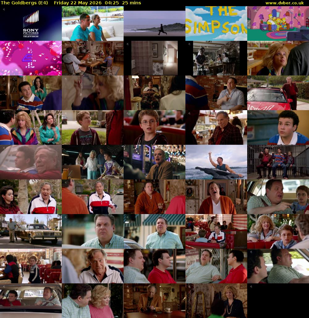 The Goldbergs (E4) Friday 22 May 2026 04:25 - 04:50
