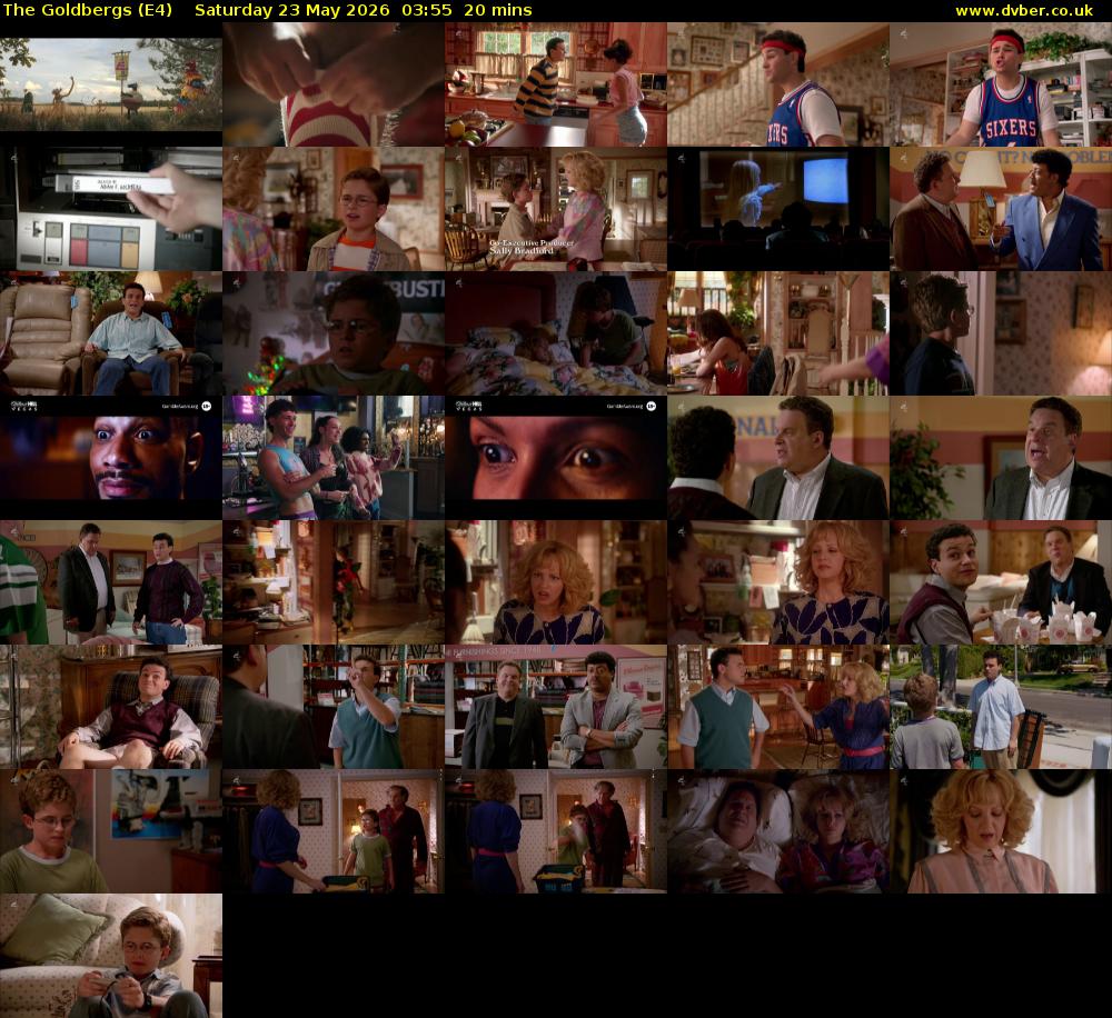 The Goldbergs (E4) Saturday 23 May 2026 03:55 - 04:15