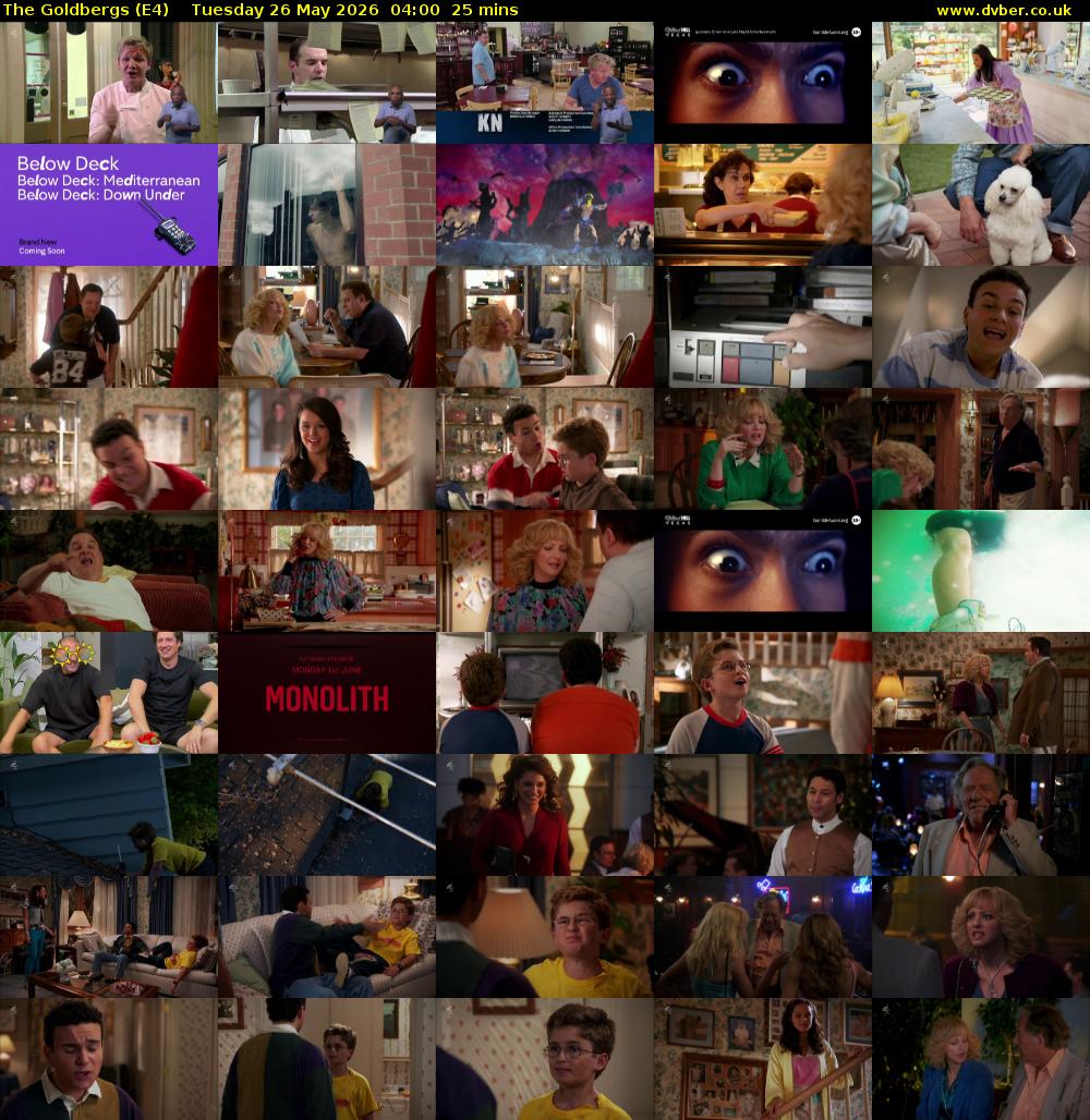 The Goldbergs (E4) Tuesday 26 May 2026 04:00 - 04:25
