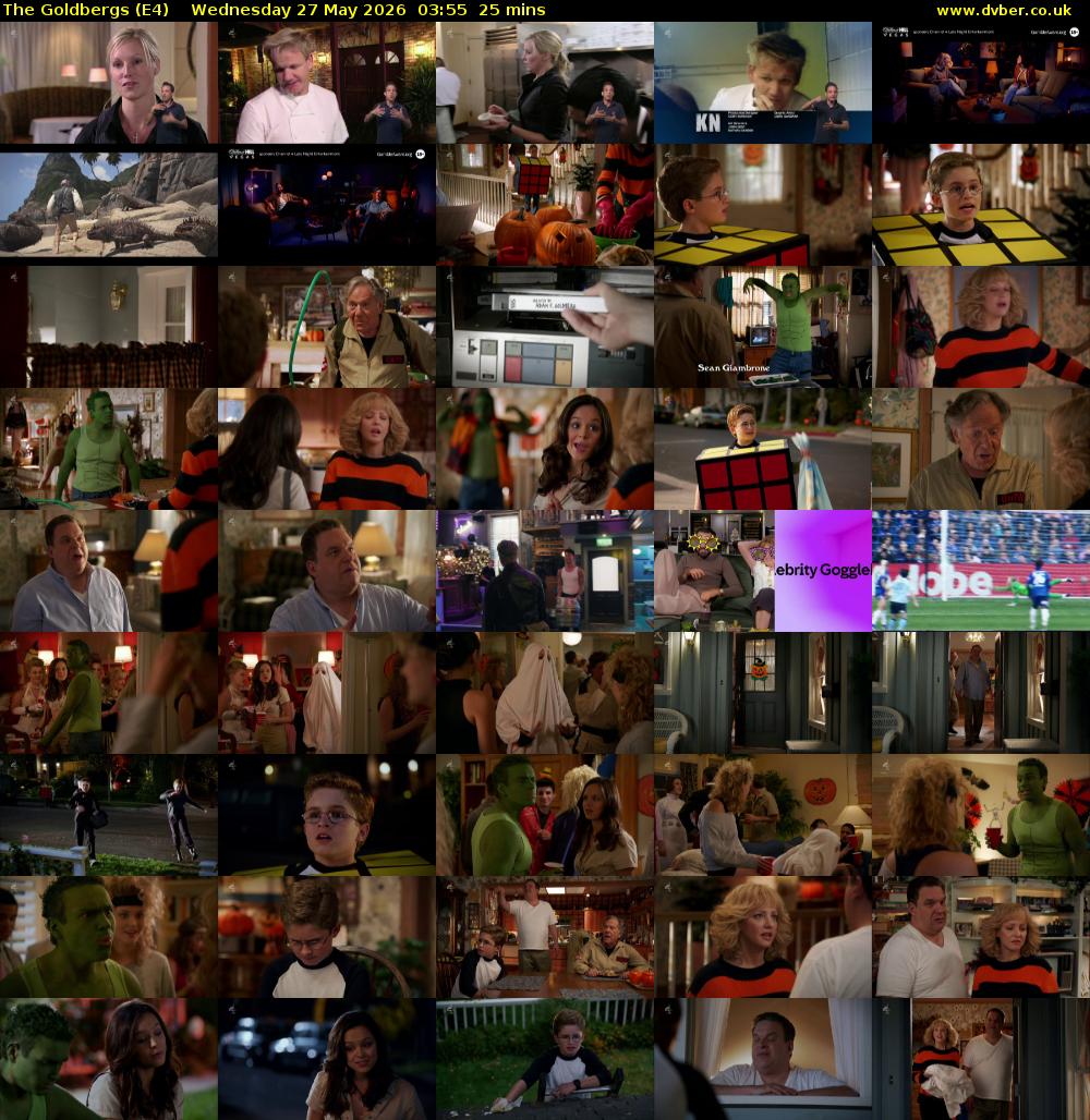 The Goldbergs (E4) Wednesday 27 May 2026 03:55 - 04:20
