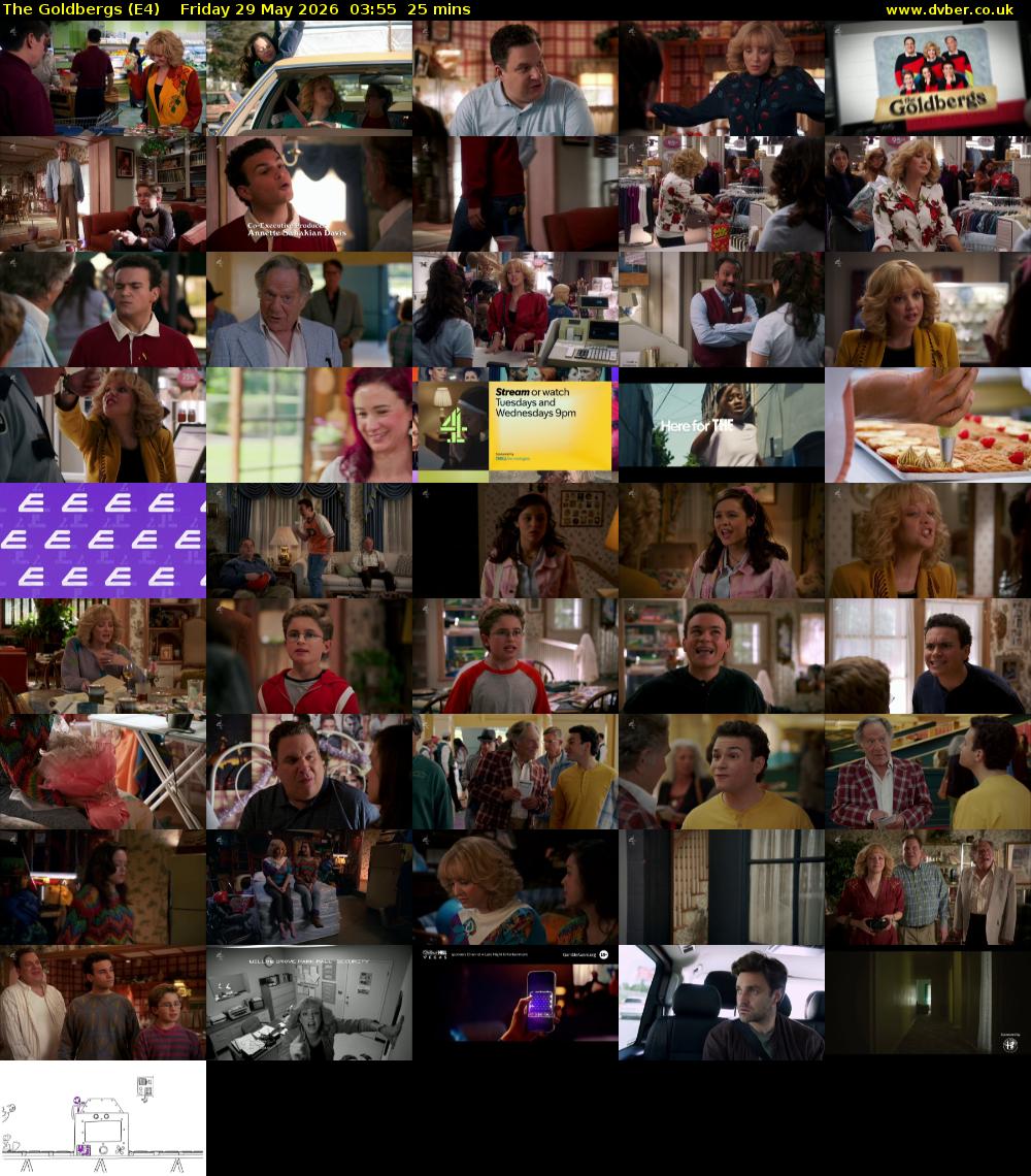The Goldbergs (E4) Friday 29 May 2026 03:55 - 04:20