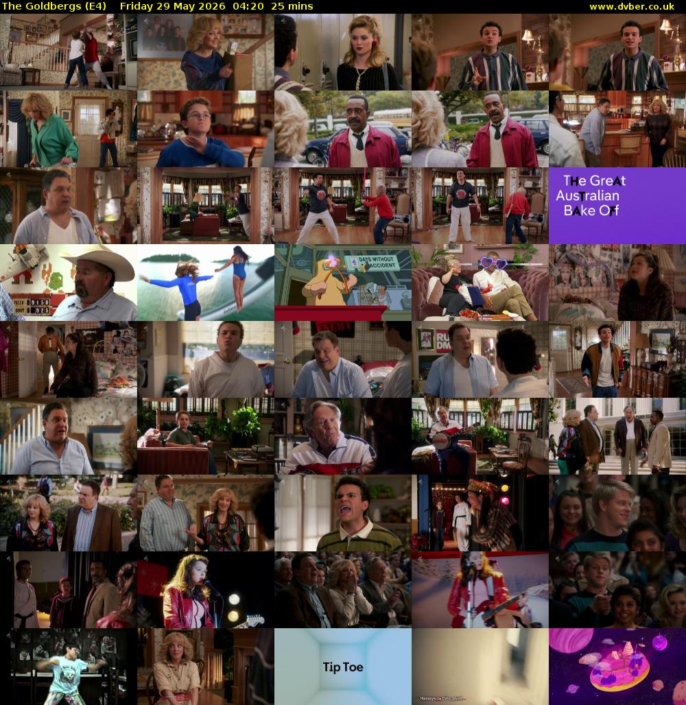 The Goldbergs (E4) Friday 29 May 2026 04:20 - 04:45