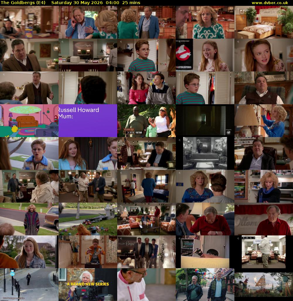 The Goldbergs (E4) Saturday 30 May 2026 04:00 - 04:25