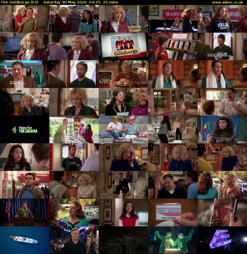 The Goldbergs (E4) Saturday 30 May 2026 04:25 - 04:50