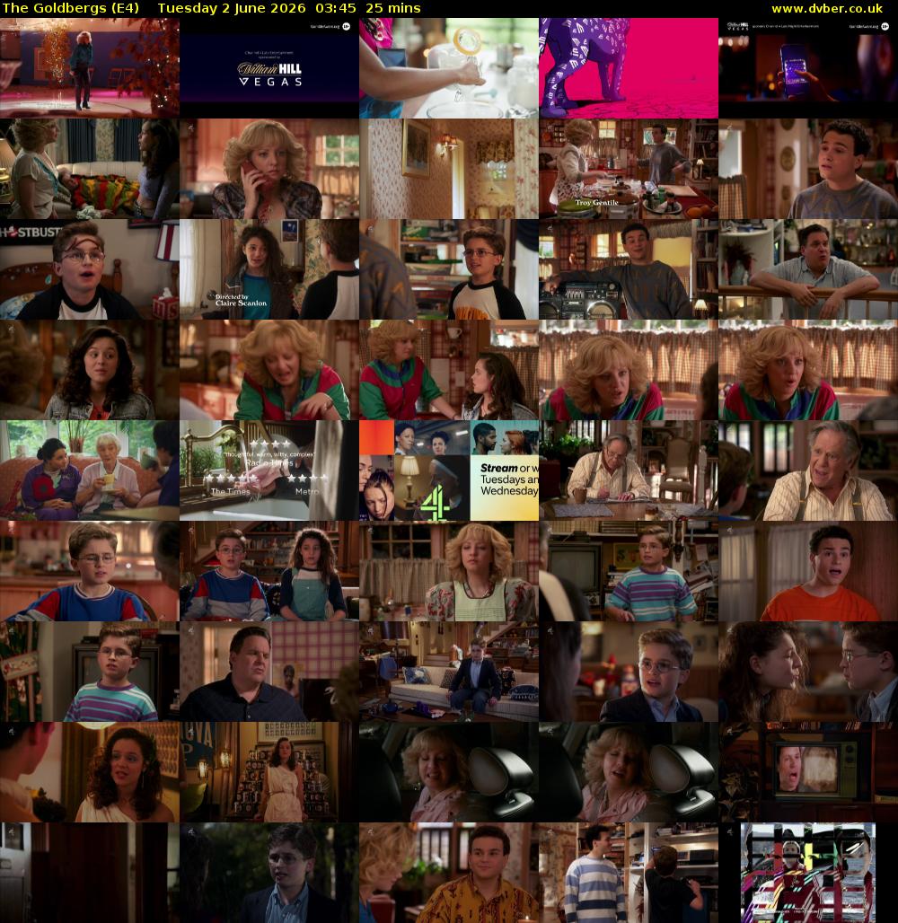 The Goldbergs (E4) Tuesday 2 June 2026 03:45 - 04:10