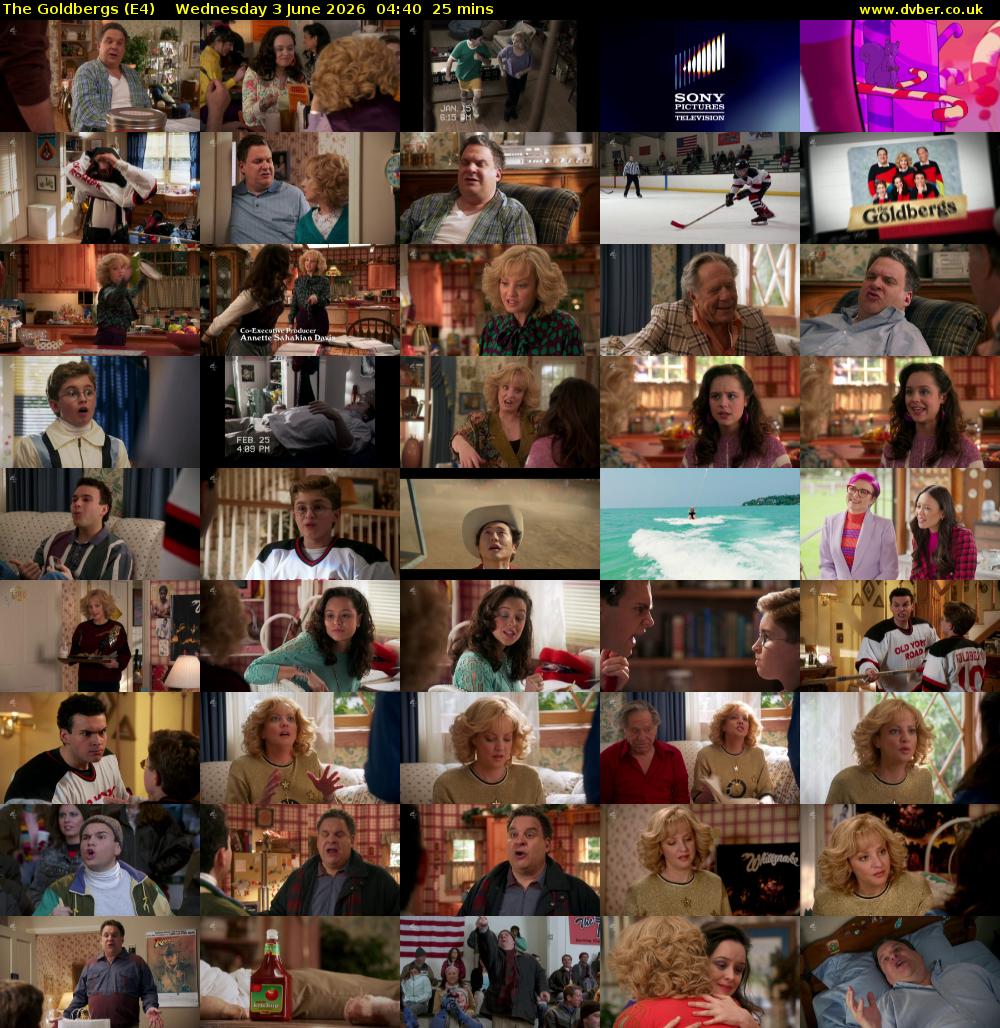 The Goldbergs (E4) Wednesday 3 June 2026 04:40 - 05:05