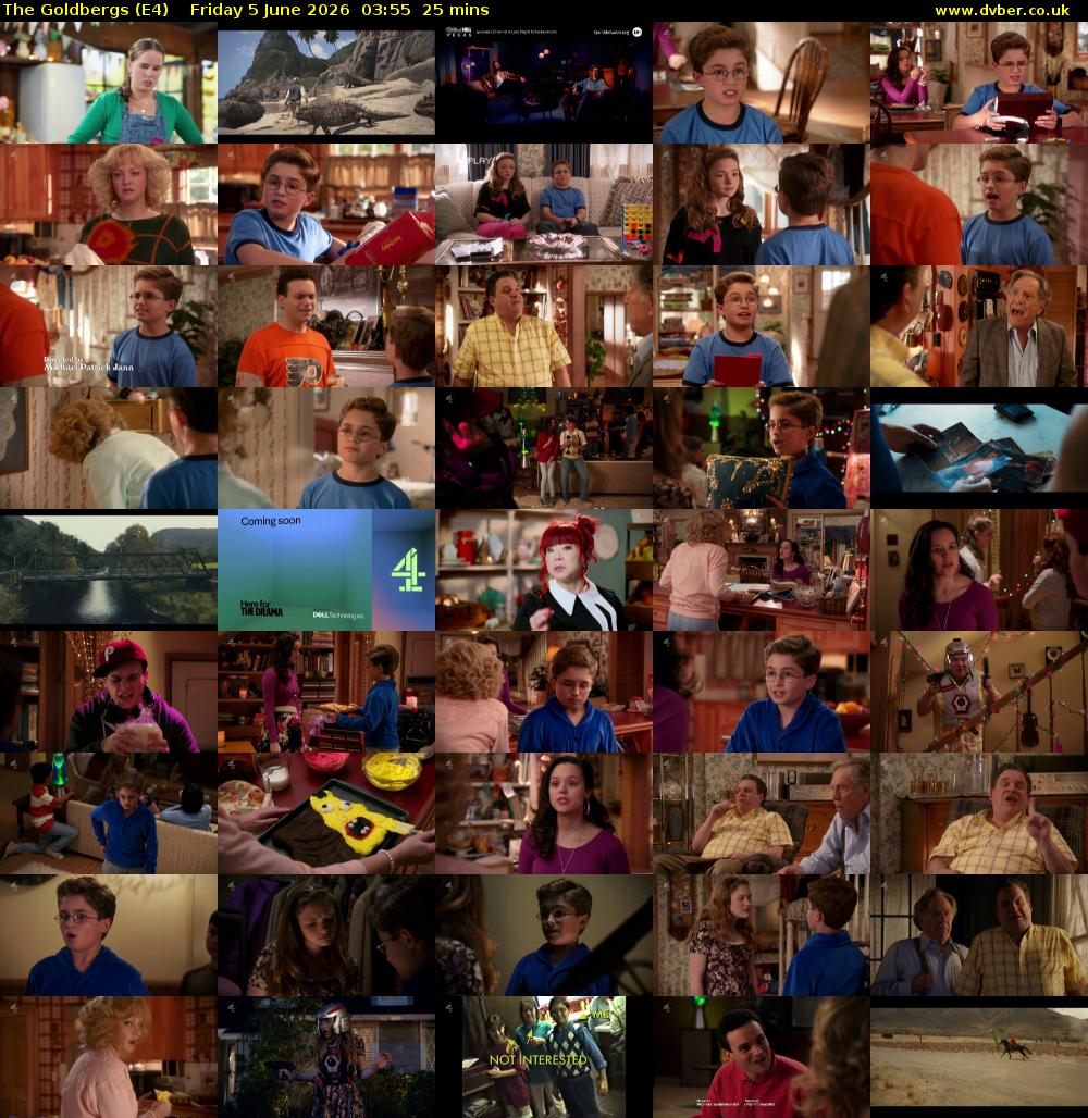 The Goldbergs (E4) Friday 5 June 2026 03:55 - 04:20