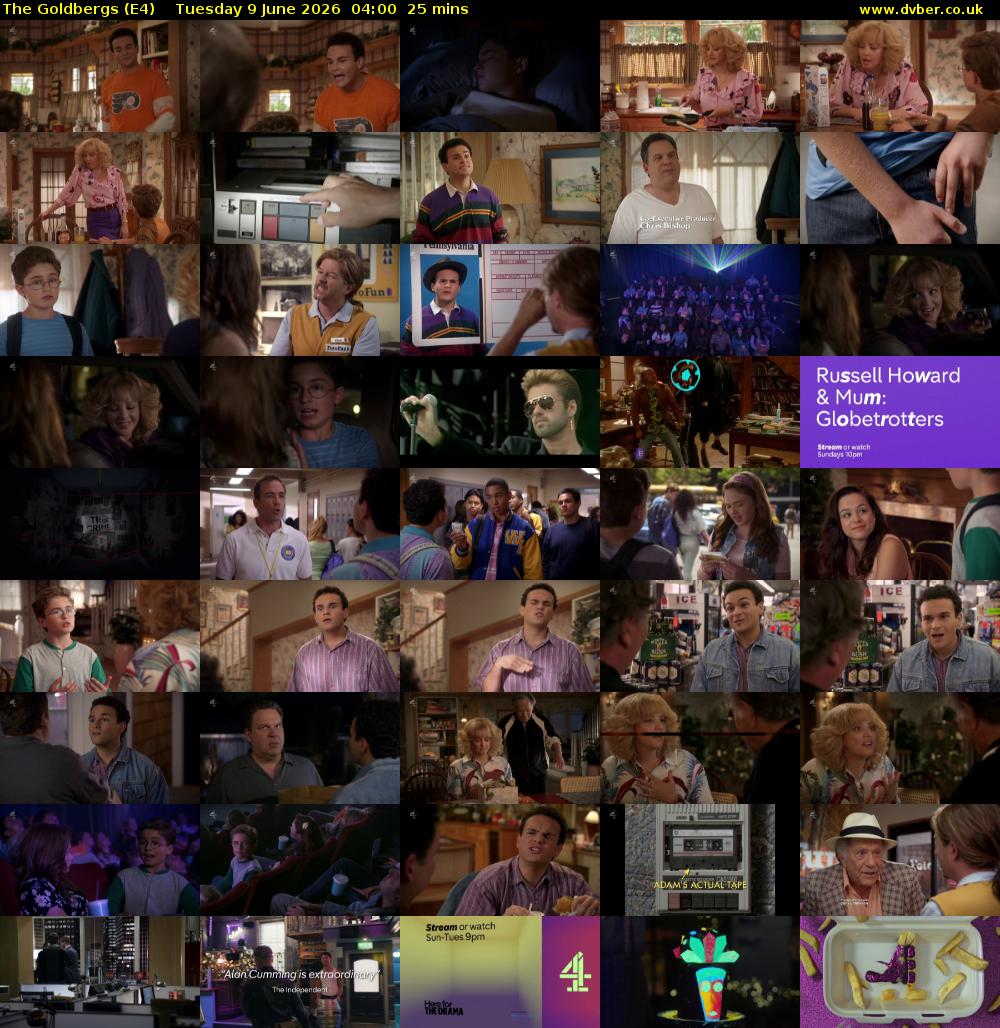 The Goldbergs (E4) Tuesday 9 June 2026 04:00 - 04:25