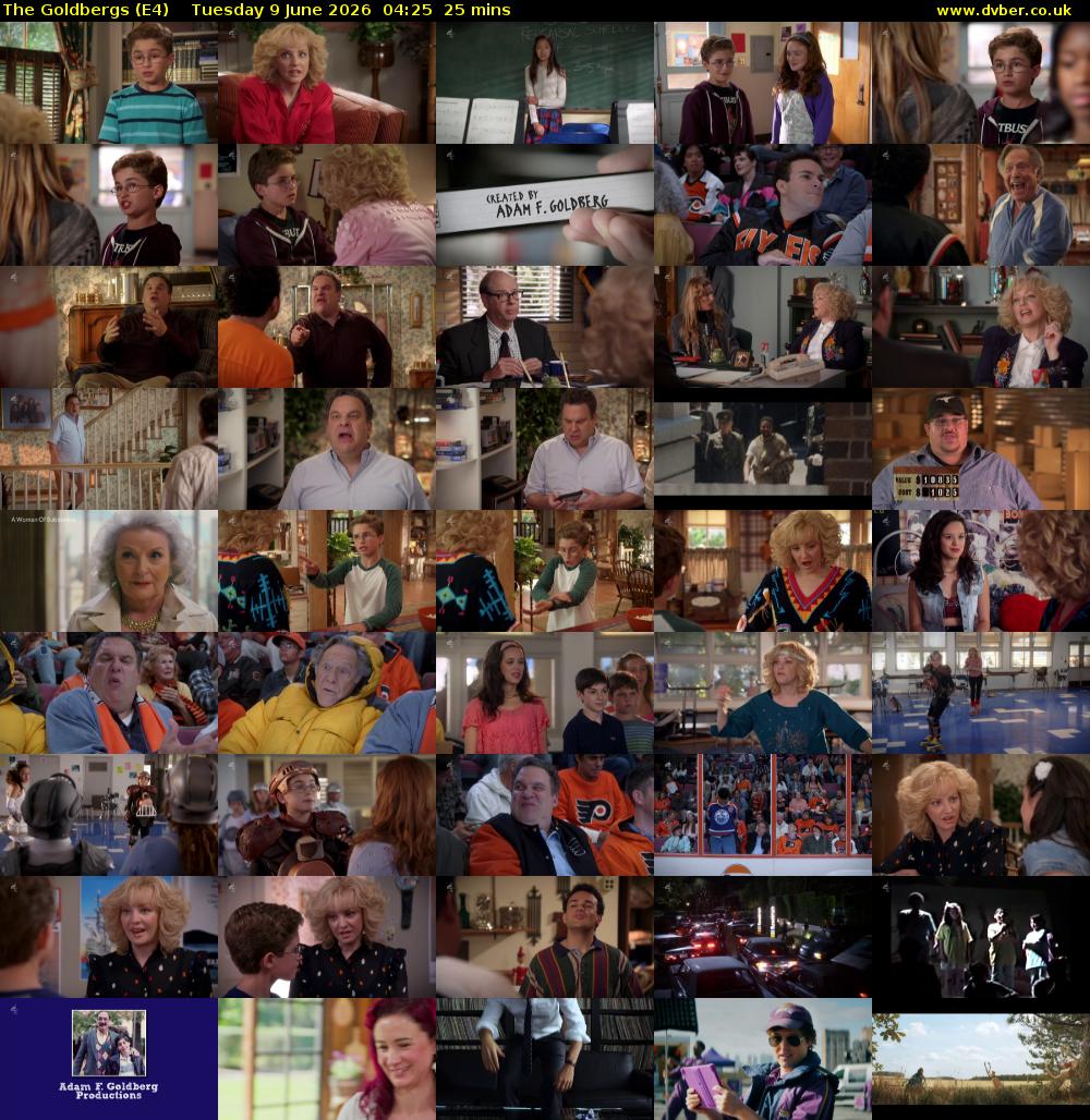The Goldbergs (E4) Tuesday 9 June 2026 04:25 - 04:50