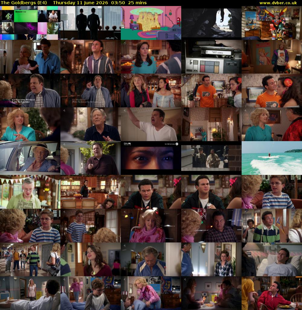 The Goldbergs (E4) Thursday 11 June 2026 03:50 - 04:15