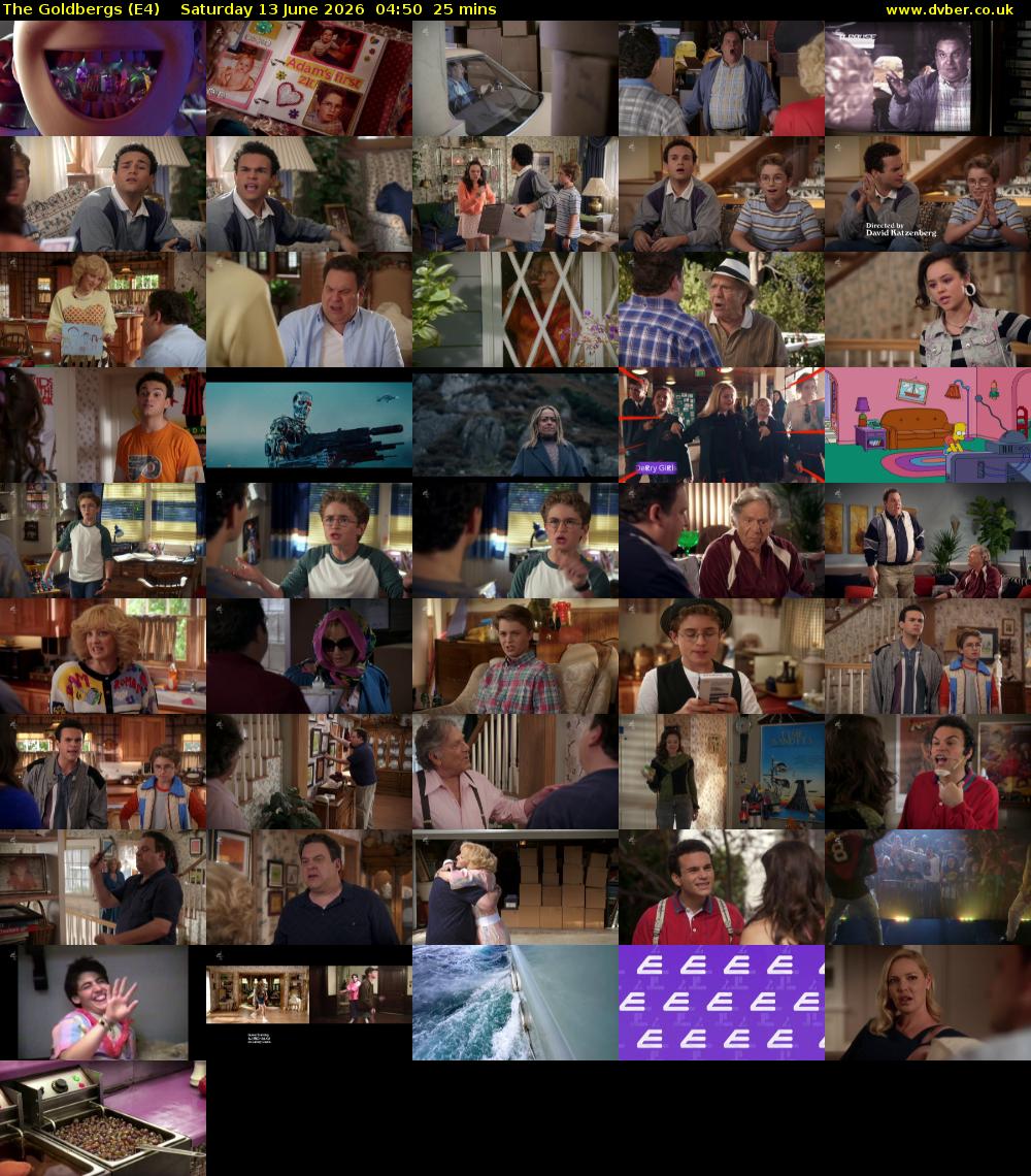 The Goldbergs (E4) Saturday 13 June 2026 04:50 - 05:15