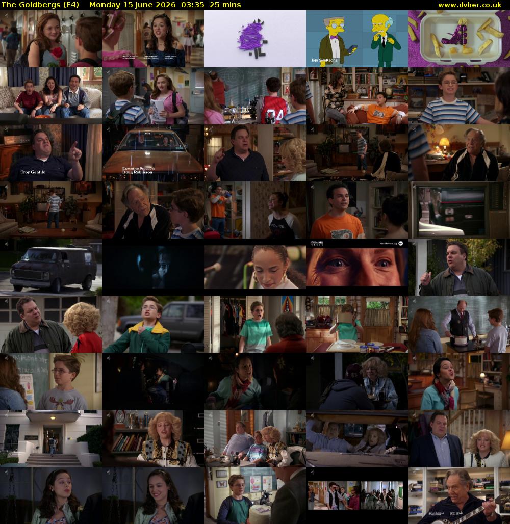 The Goldbergs (E4) Monday 15 June 2026 03:35 - 04:00