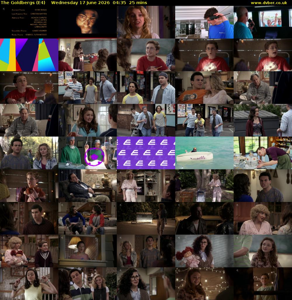 The Goldbergs (E4) Wednesday 17 June 2026 04:35 - 05:00