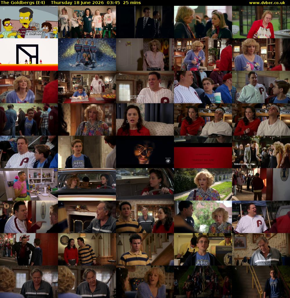The Goldbergs (E4) Thursday 18 June 2026 03:45 - 04:10