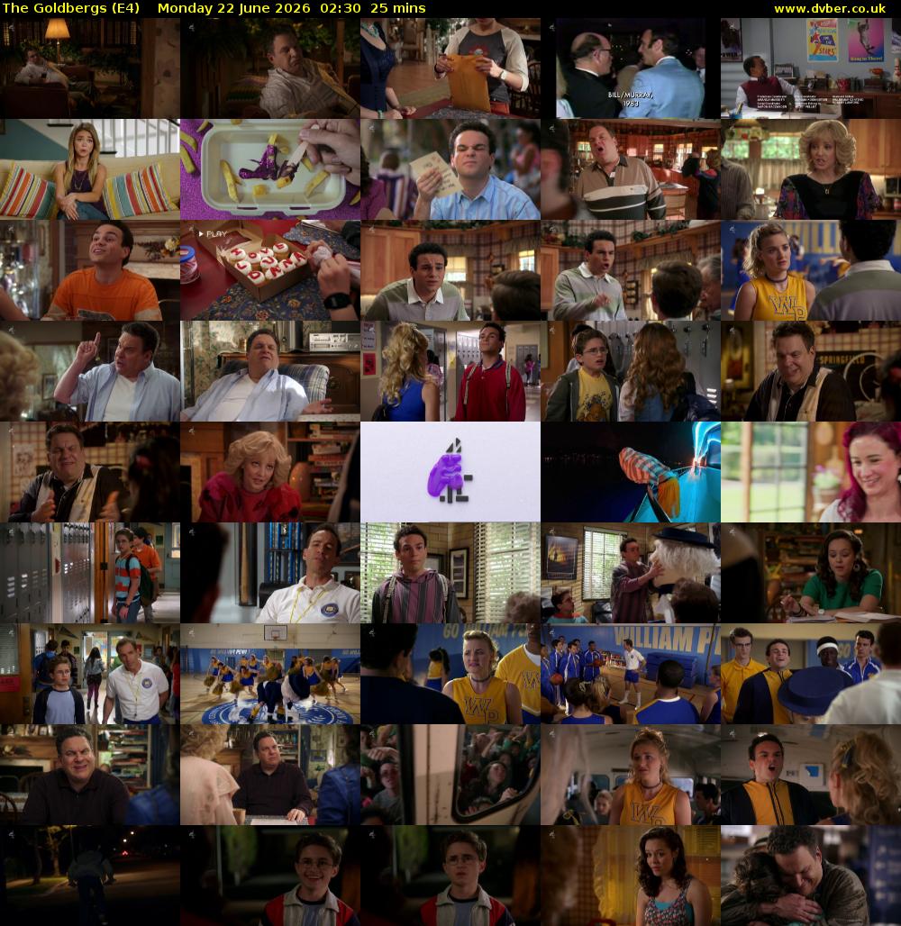 The Goldbergs (E4) Monday 22 June 2026 02:30 - 02:55