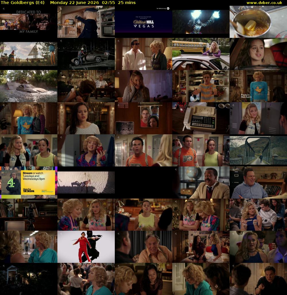 The Goldbergs (E4) Monday 22 June 2026 02:55 - 03:20