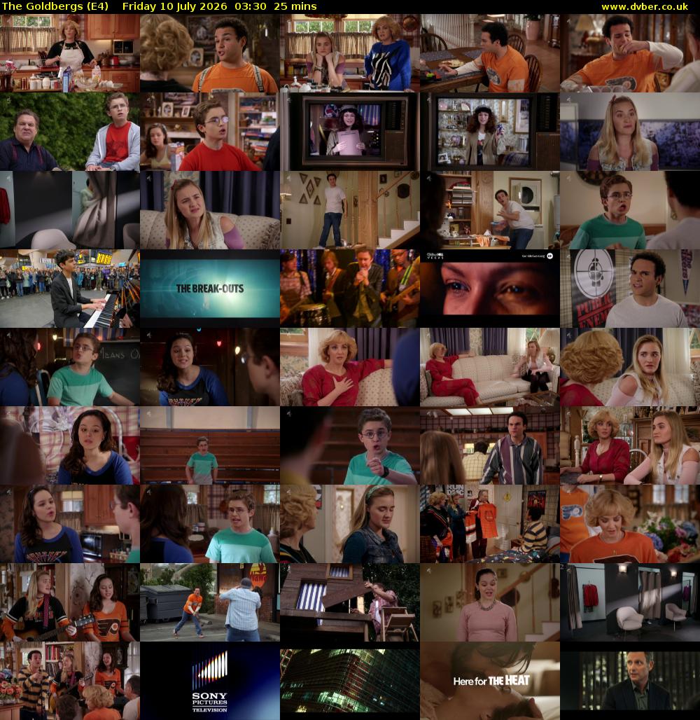 The Goldbergs (E4) Friday 10 July 2026 03:30 - 03:55