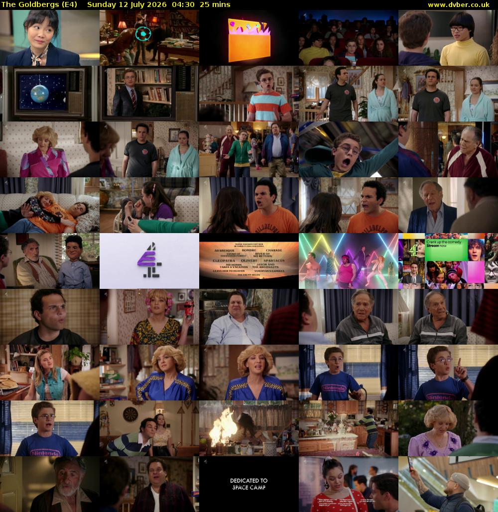 The Goldbergs (E4) Sunday 12 July 2026 04:30 - 04:55