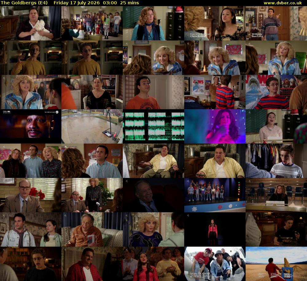 The Goldbergs (E4) Friday 17 July 2026 03:00 - 03:25