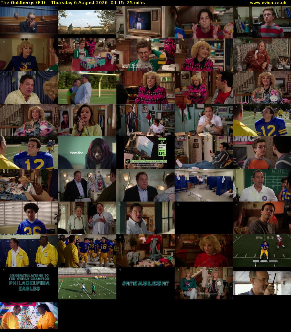 The Goldbergs (E4) Thursday 6 August 2026 04:15 - 04:40