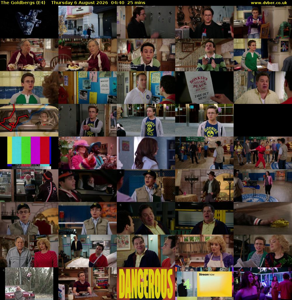 The Goldbergs (E4) Thursday 6 August 2026 04:40 - 05:05