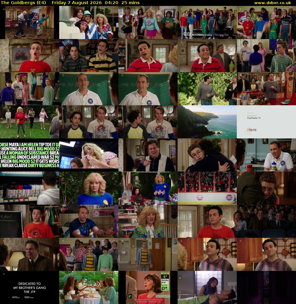 The Goldbergs (E4) Friday 7 August 2026 04:20 - 04:45