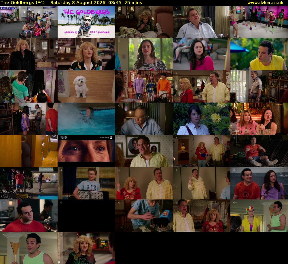 The Goldbergs (E4) Saturday 8 August 2026 03:45 - 04:10