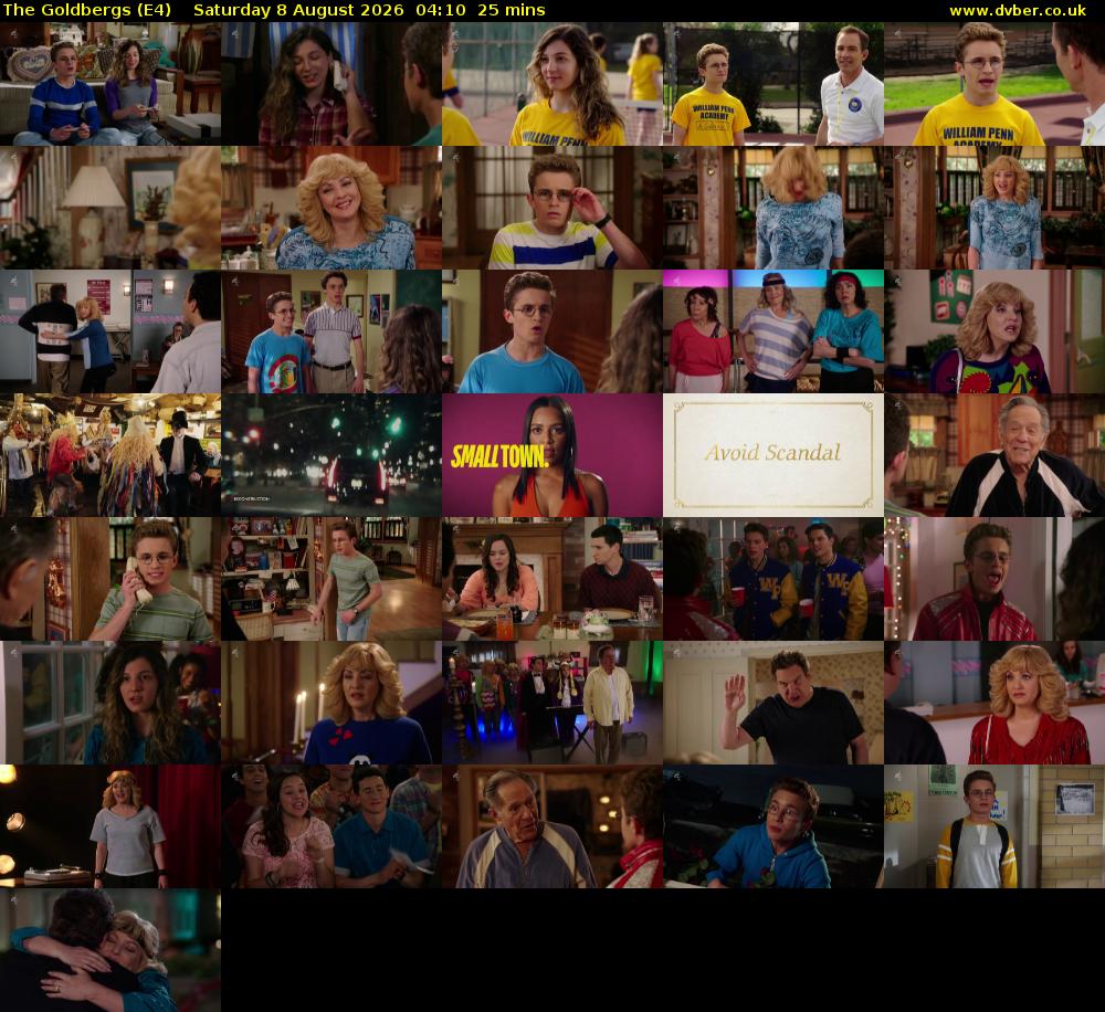 The Goldbergs (E4) Saturday 8 August 2026 04:10 - 04:35
