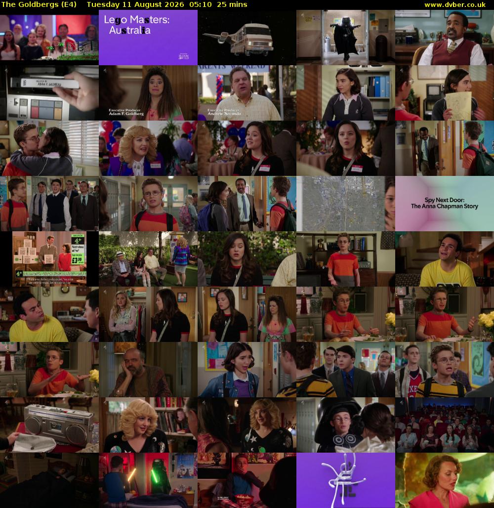 The Goldbergs (E4) Tuesday 11 August 2026 05:10 - 05:35